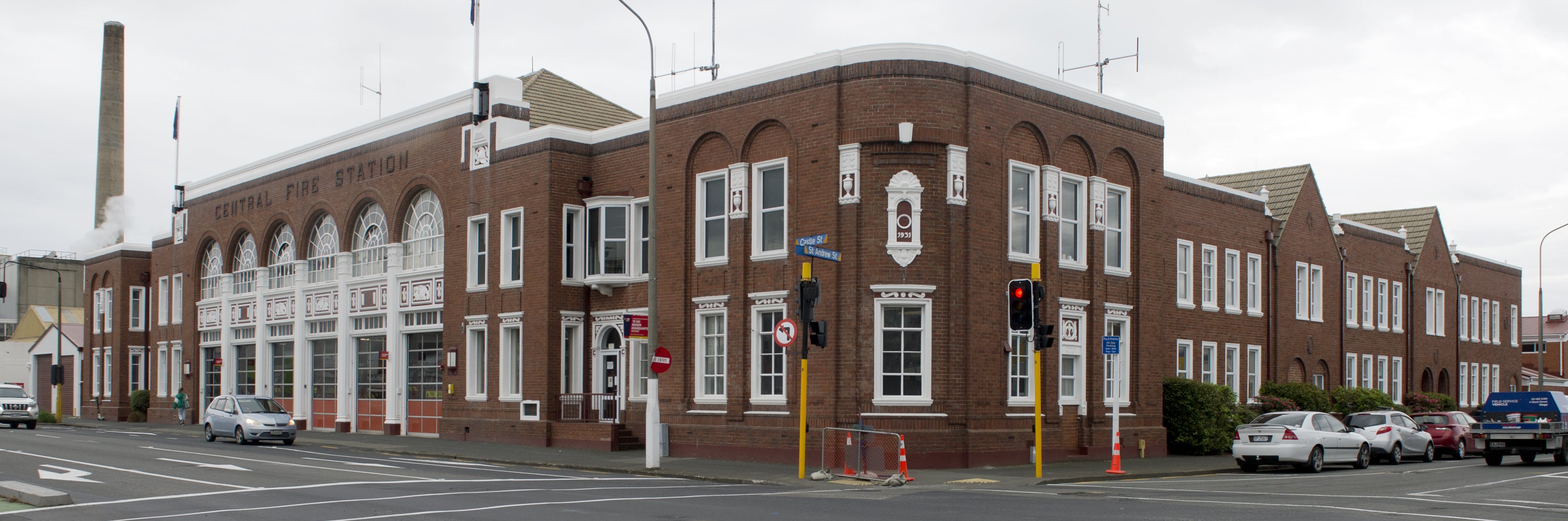 The Dunedin Central Fire Station was built in 1930, and occupied in 1931. PHOTO: GERARD O'BRIEN