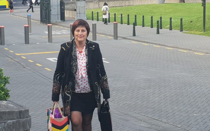 List MP Maureen Pugh arriving at Parliament Photo: RNZ 