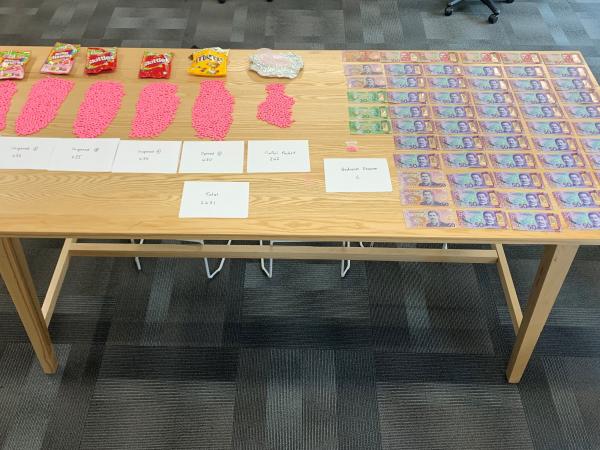 Cash and drugs seized in Queenstown. Photo: Supplied