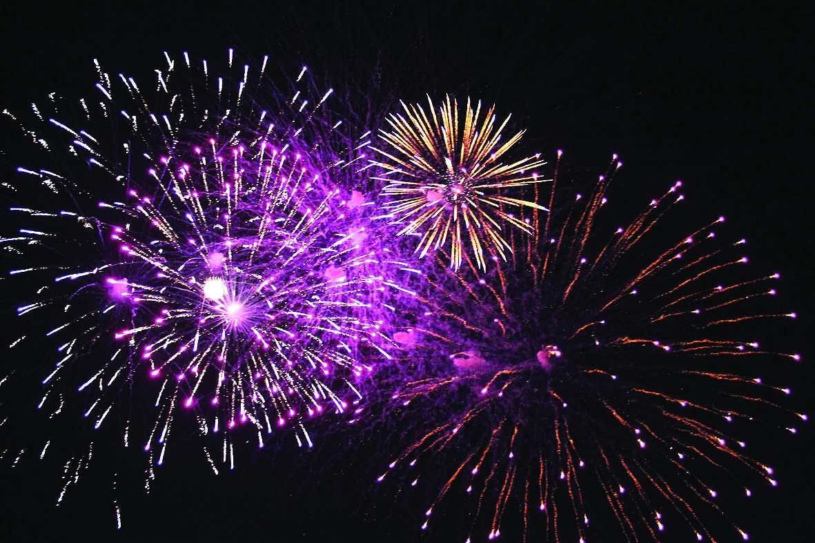 Last year's fireworks display in New Brighton, Christchurch. Photo: Star News 