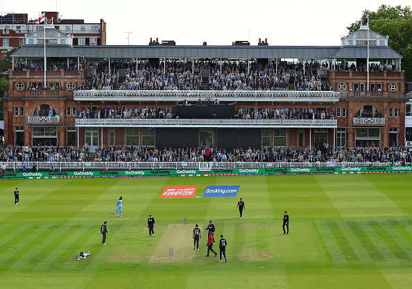 The Cricket World Cup 2019 final between New Zealand and England at Lord's. Photo: Getty Images