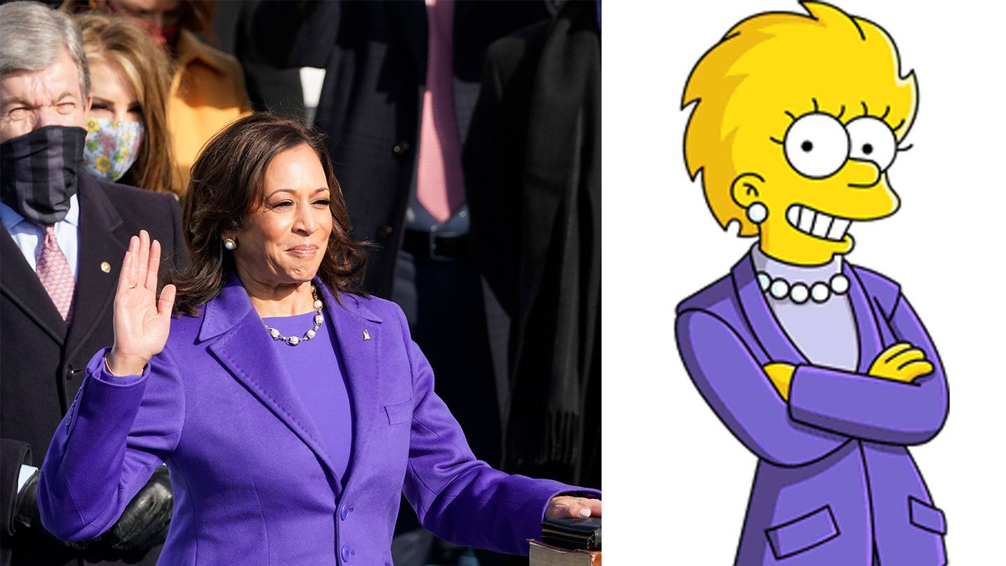 Newly sworn in US Vice President Kamala Harris has worn an outfit to her inauguration that looks...