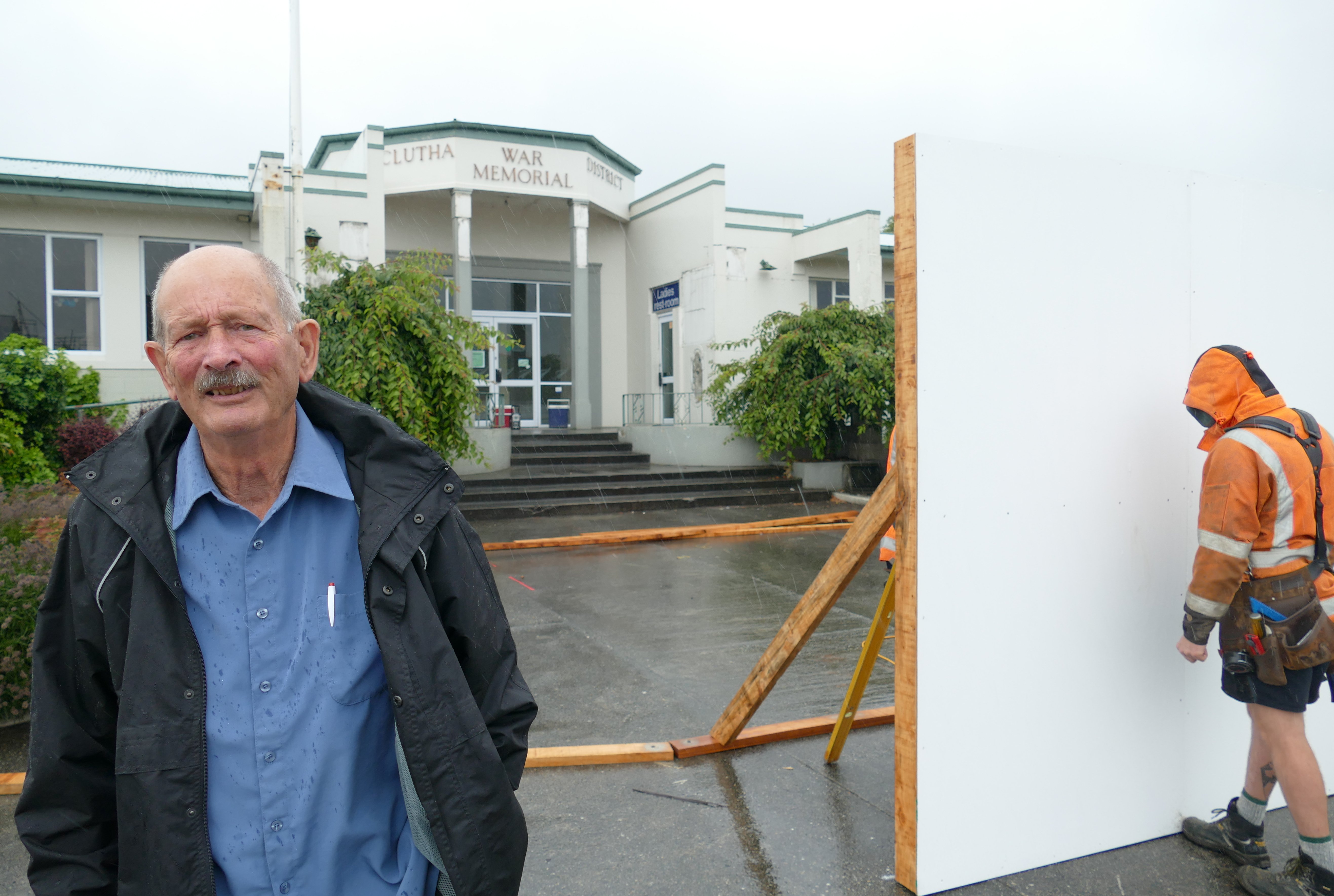 Chairman of the newly formed Clutha Residents and Ratepayers Association, John Fenby, stands in...