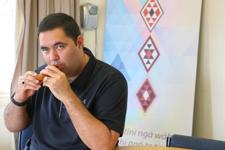 Reverend Canon Chris Huriwai has played tāonga pūoro since he was 14-years-old. Photo: RNZ /...