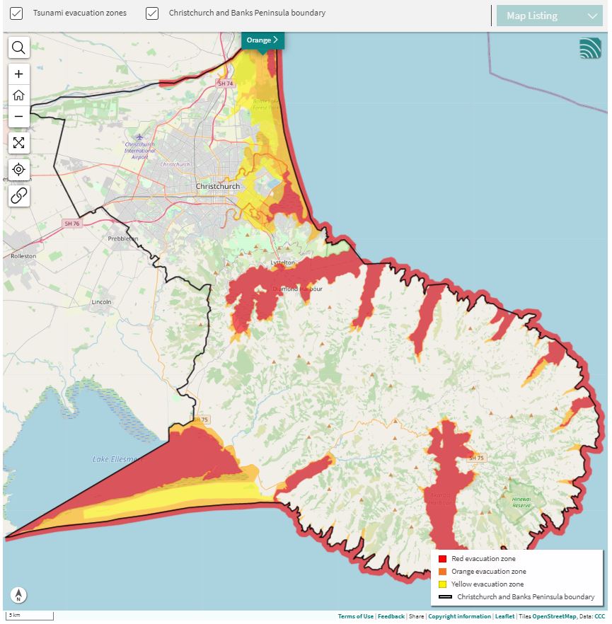 Visit ccc.govt.nz/services/civil-defence/hazards/tsunami-evacuation-zones-and-routes to use the...