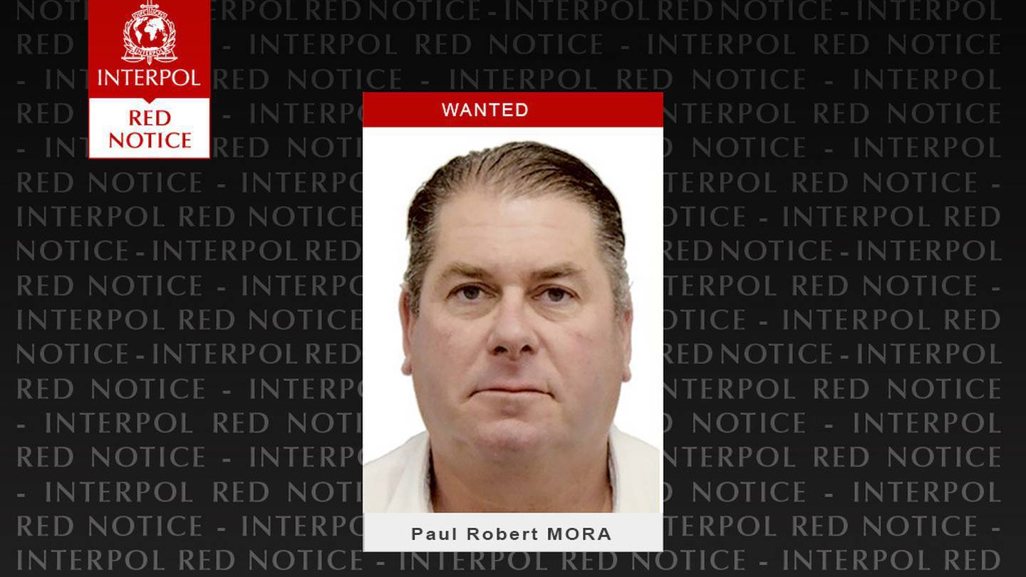 Paul Robert Mora is wanted by Interpol. Photo: Supplied