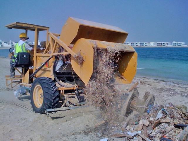 City councilor Phil Mauger has ordered a $22,000 Cherrington Model 5000 beach cleaner like this...