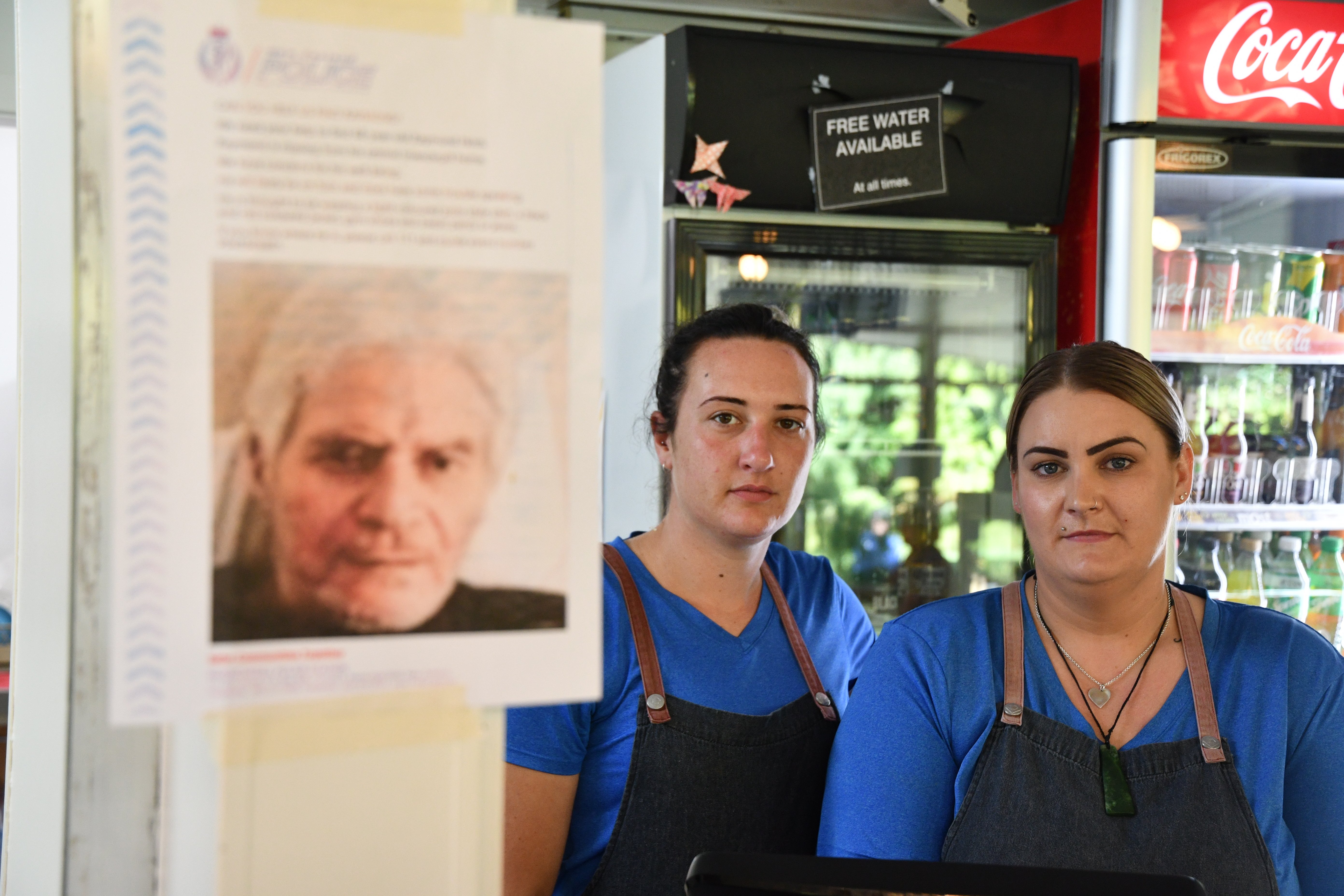 Cheeky Llama Cafe staff Toni Gorton (left) and Gemma Le Vaillant say most people are aware...