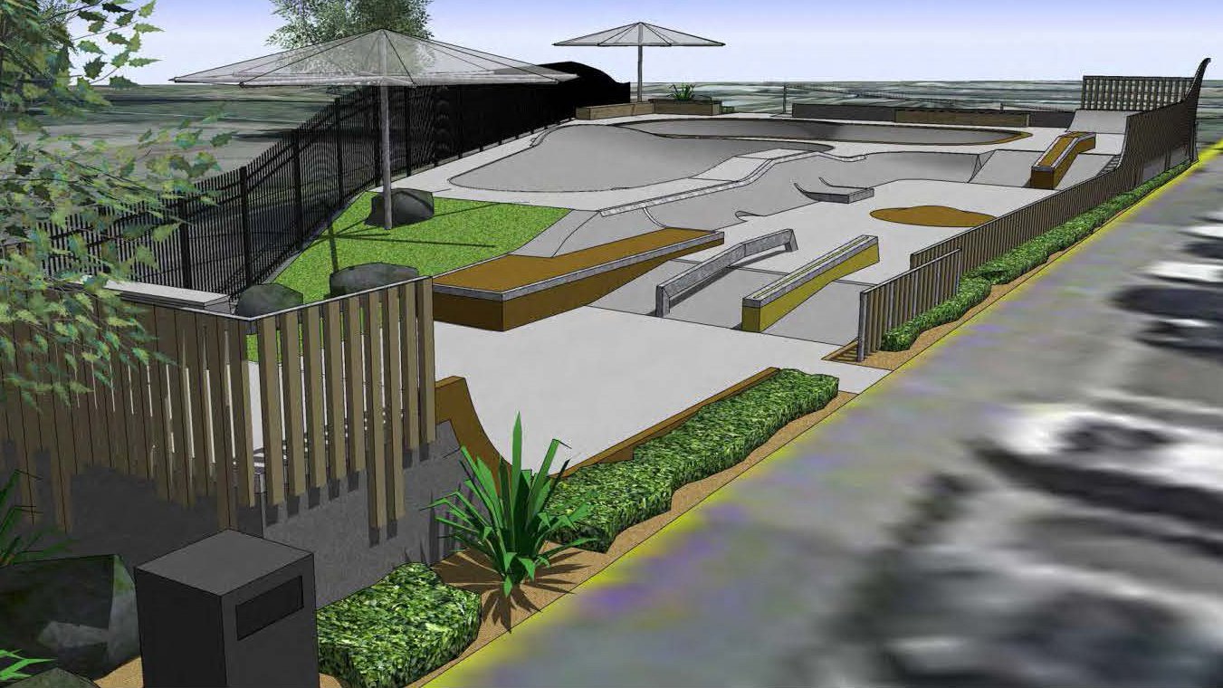 Work on the skate area is set to start this summer. Image: Newsline / CCC