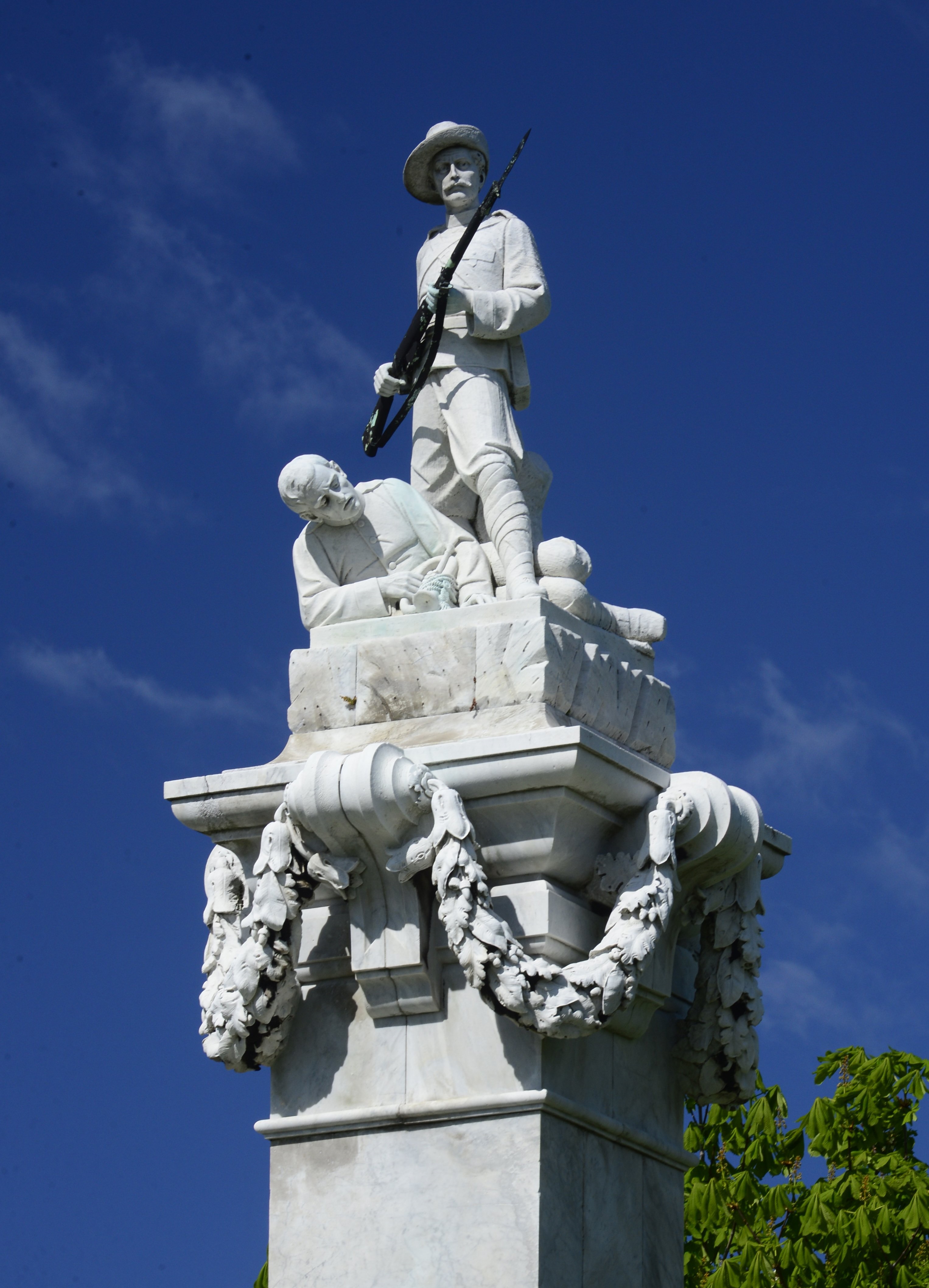 New Zealand’s most impressive memorial to the South African War is this monument in the northern...