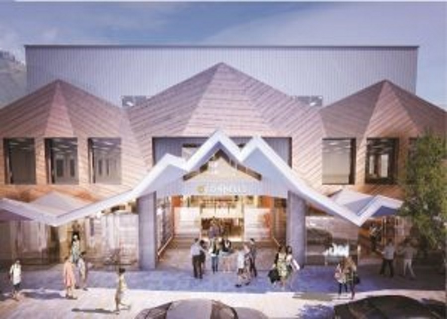 An artist’s impression of the new O’Connells building’s Camp st entrance. Image: supplied 