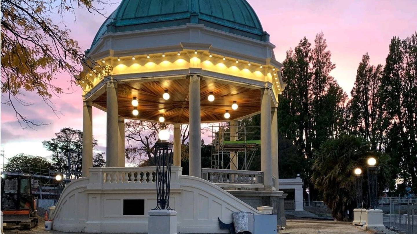 The Thomas Edmonds Band Rotunda is open. Photo: Supplied