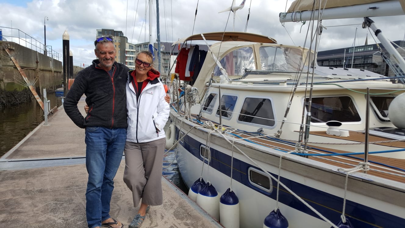 Helen Shrewsbury and her husband Stephen Prendergast. Photo: Supplied