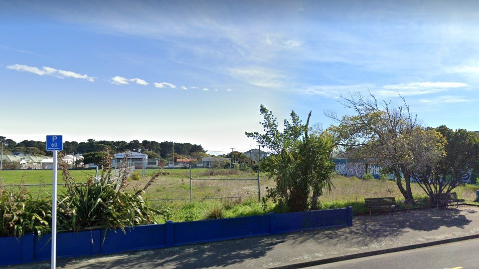 A developer will build 65 new homes on the old Central New Brighton School site. Photo: Newsline