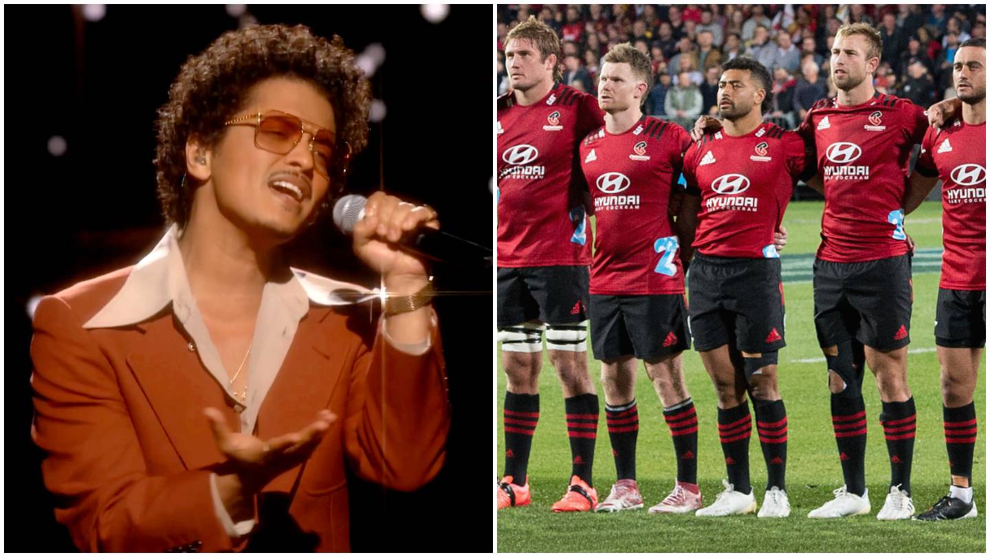 The Crusaders were caught up in a bizarre hoax involving pop superstar Bruno Mars. Photos: Getty