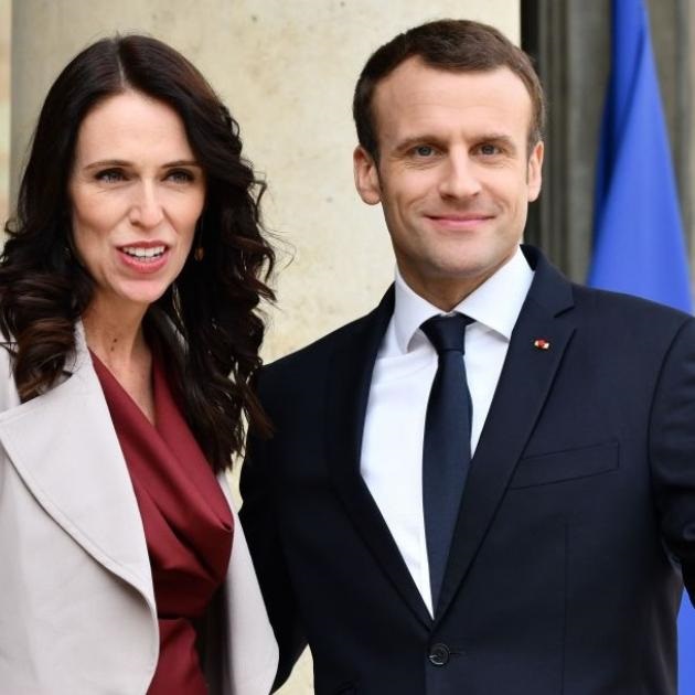 Jacinda Ardern met with Emmanuel Macron in Paris in May 2019 to discuss the Christchurch Call....