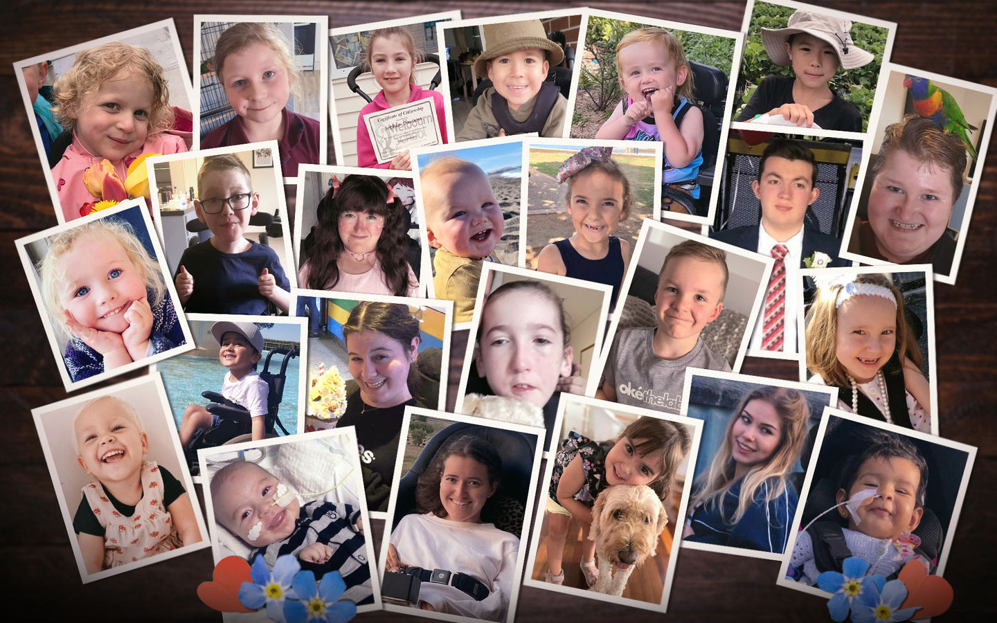 These are some of the New Zealand children with SMA. Their families wanted to share their photos....