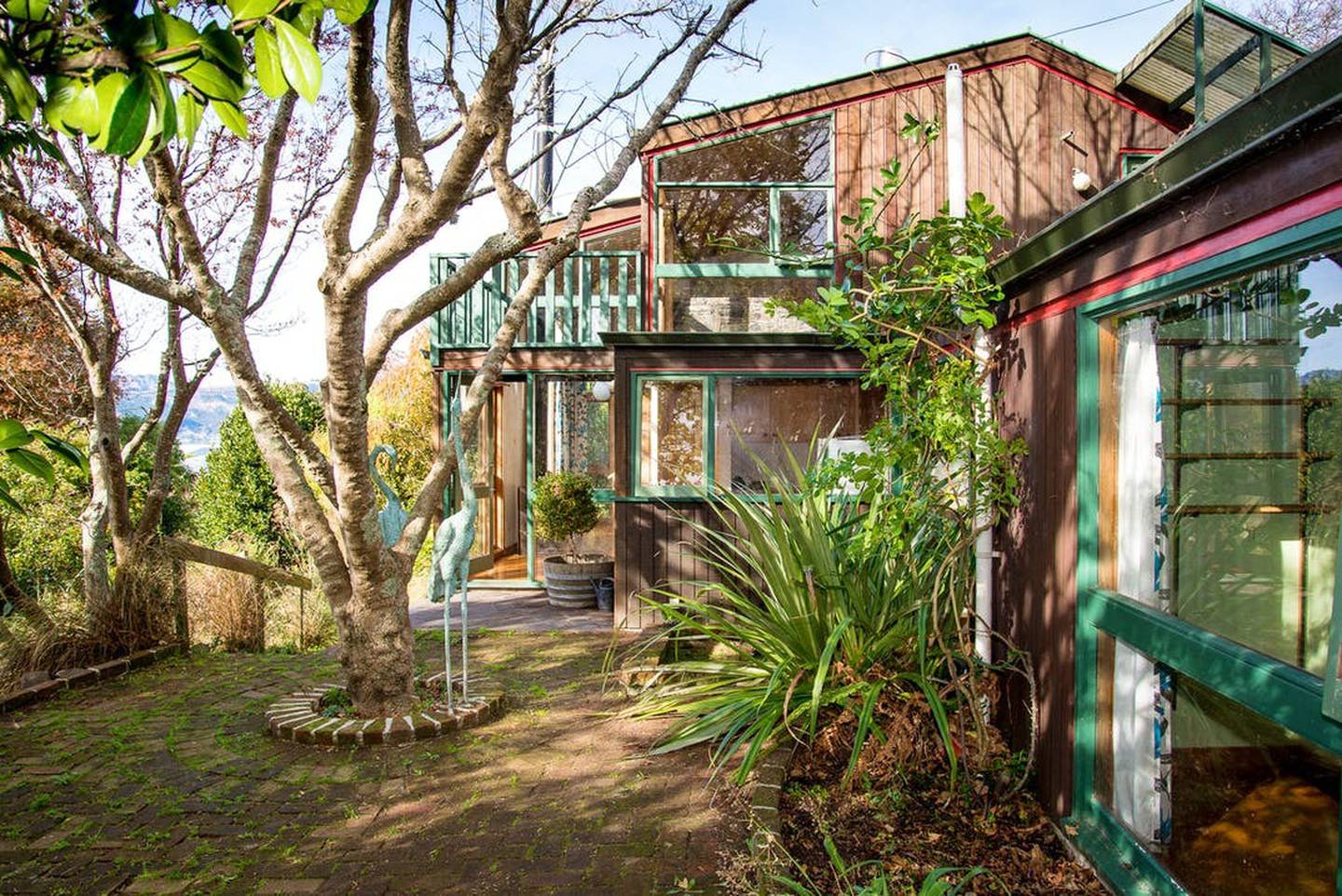 Margaret Mahy's old home at 23 Merlincote Cres, Governors Bay, is up for sale. Photo: Supplied