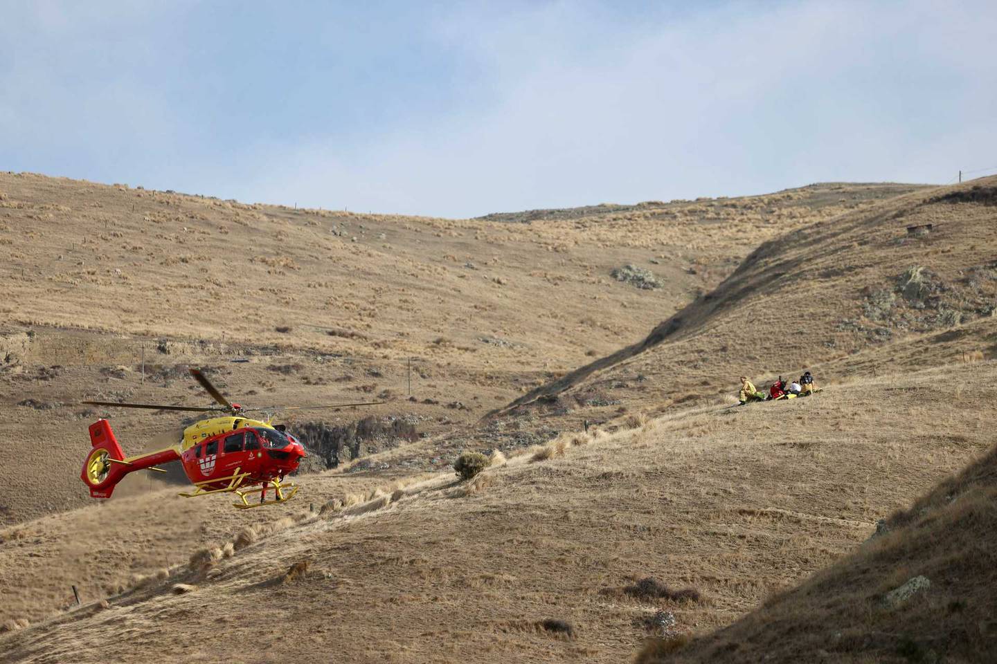 Police are responding to reports of a paraglider crash in Canterbury. Photo: George Heard