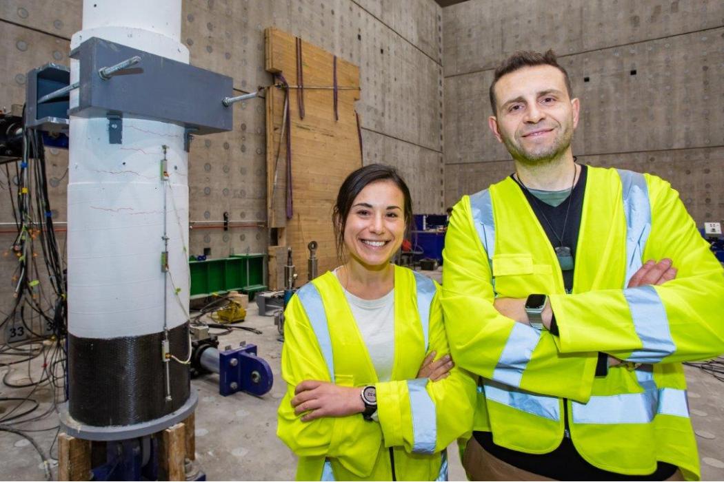 Sabina Piras (left) is working with Professor Alessandro Palermo and Associate Professor Gabriele...