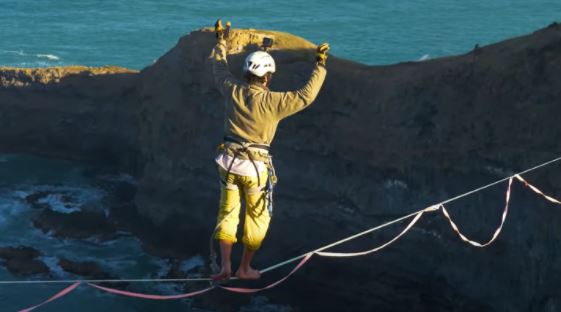 The line rig was installed on Banks Peninsula in May. Photo: Supplied