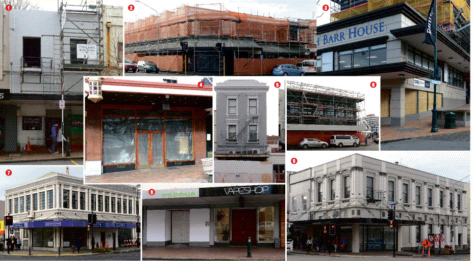 Scaffolding and boxing is a common sight across Dunedin’s retail and office sites as shops on...