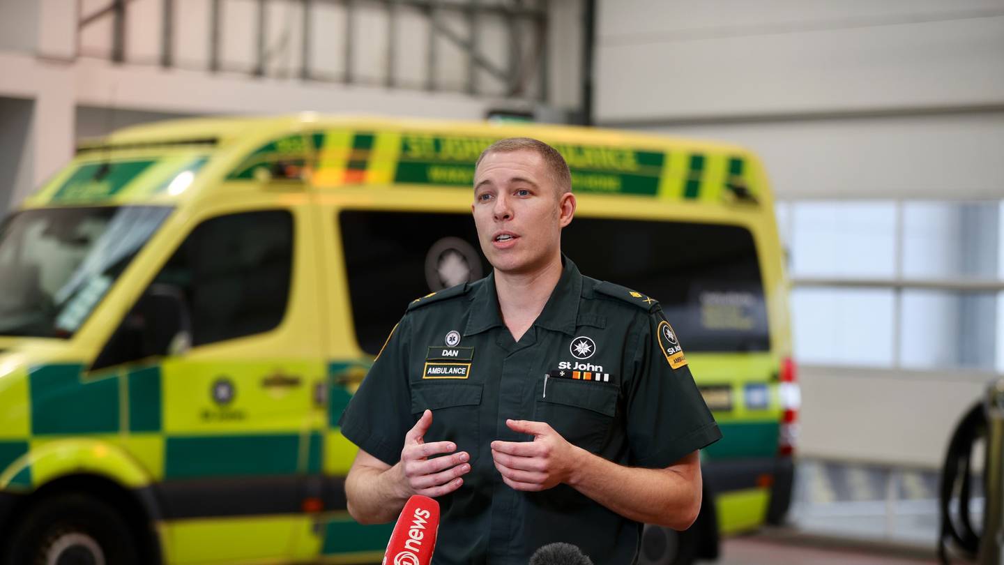 St John national deputy chief executive of ambulance operations Dan Ohs. Photo: NZ Herald 