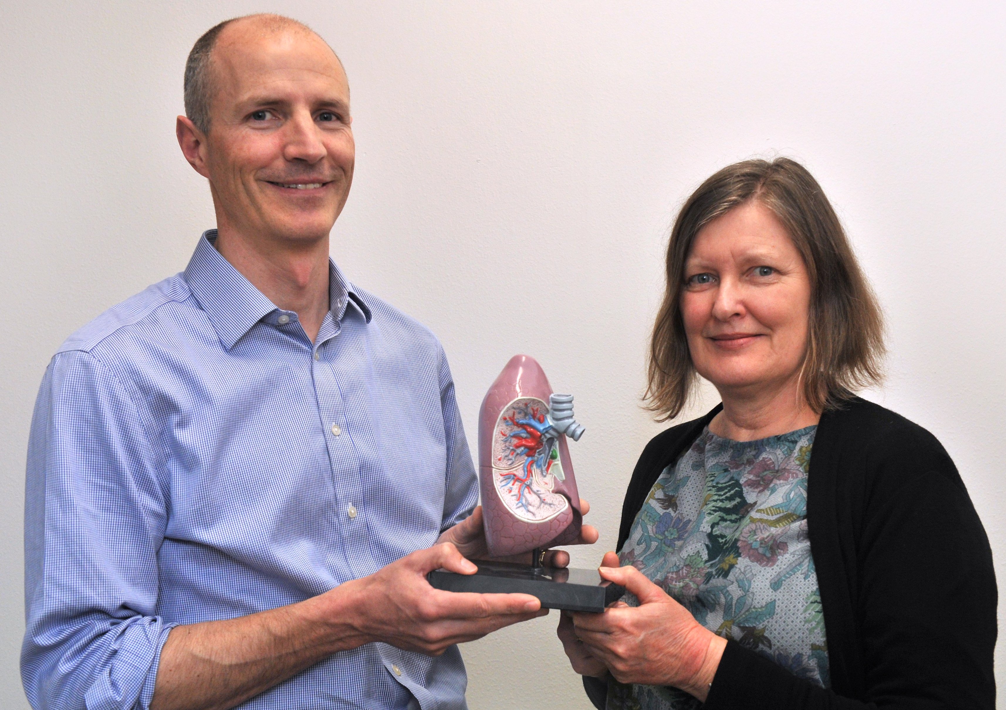 Respiratory physician Dr Jack Dummer and Associate Prof Lianne Parkin, of the Otago...