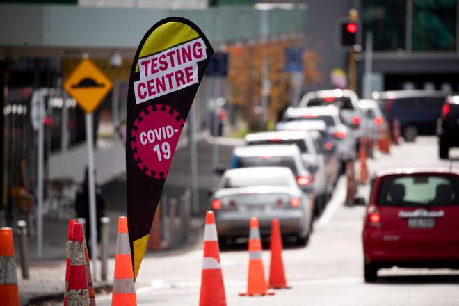 A Covid-19 testing centre in Auckland. File photo