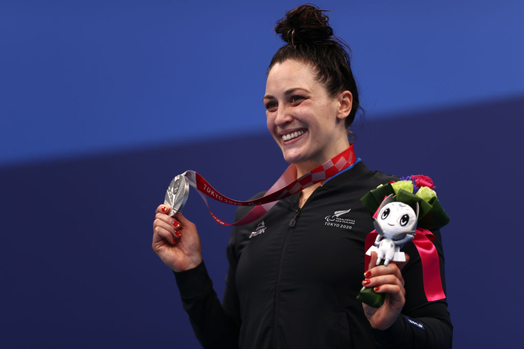 Sophie Pascoe said it was a last-minute decision to compete in the breaststroke event. Photo:...