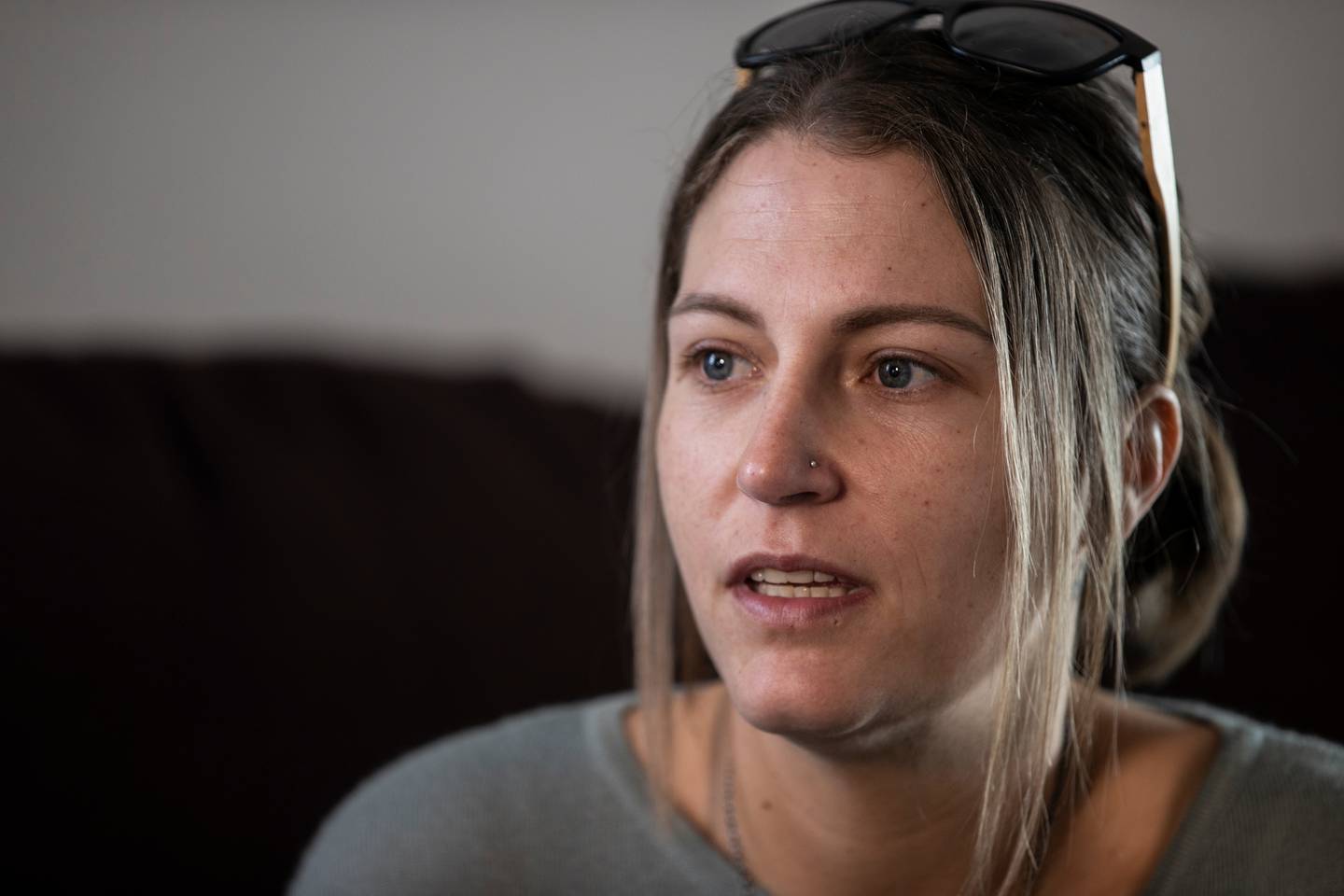 Melissa Bryce was one of the first on the scene. Photo: NZ Herald