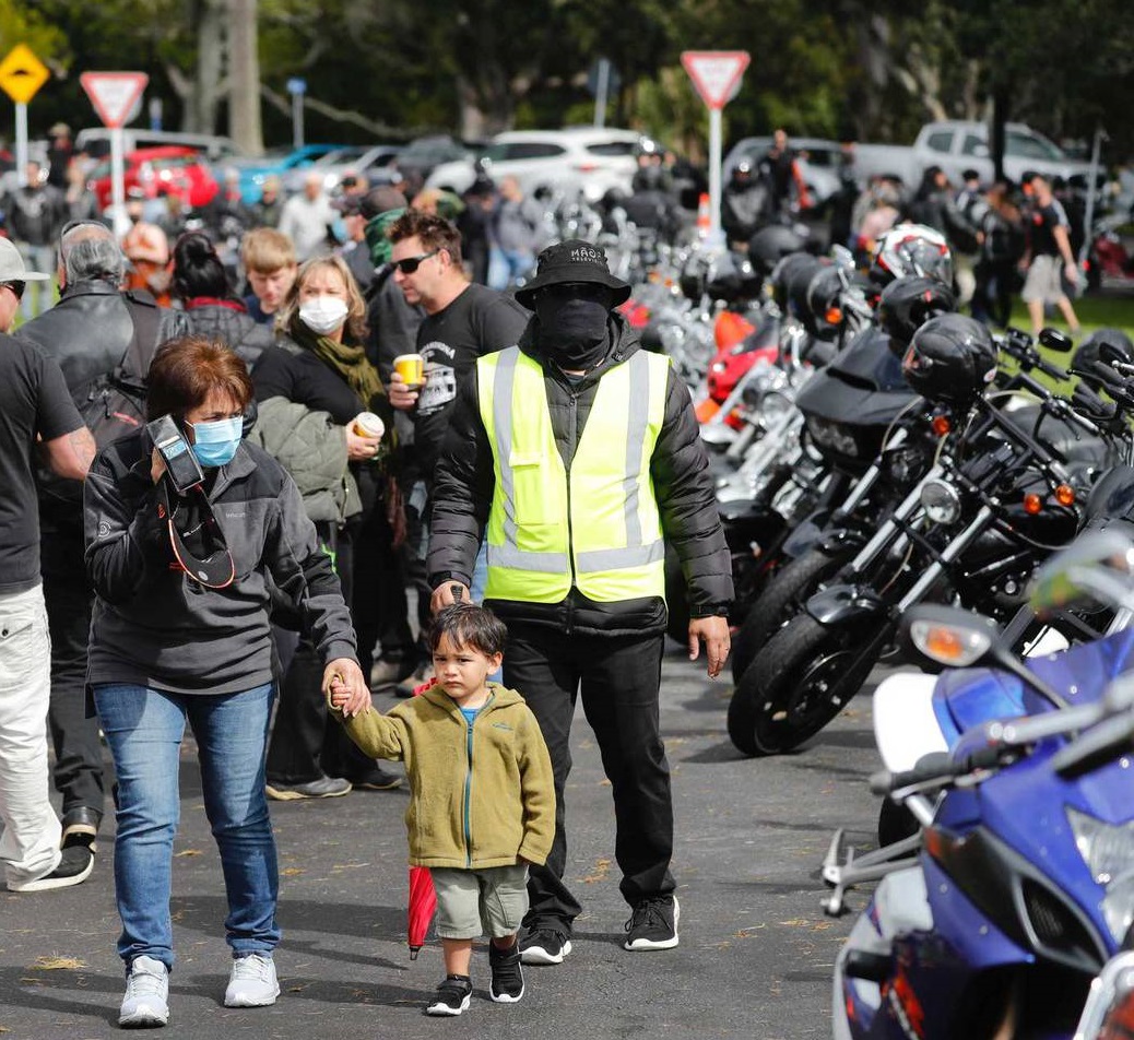 A large crowd attended Saturday's protest despite Auckland being in level 3 lockdown. Photo: NZ...