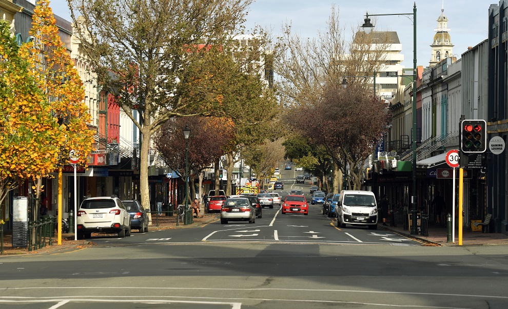 George St in Dunedin. Photo: Stephen Jaquiery
