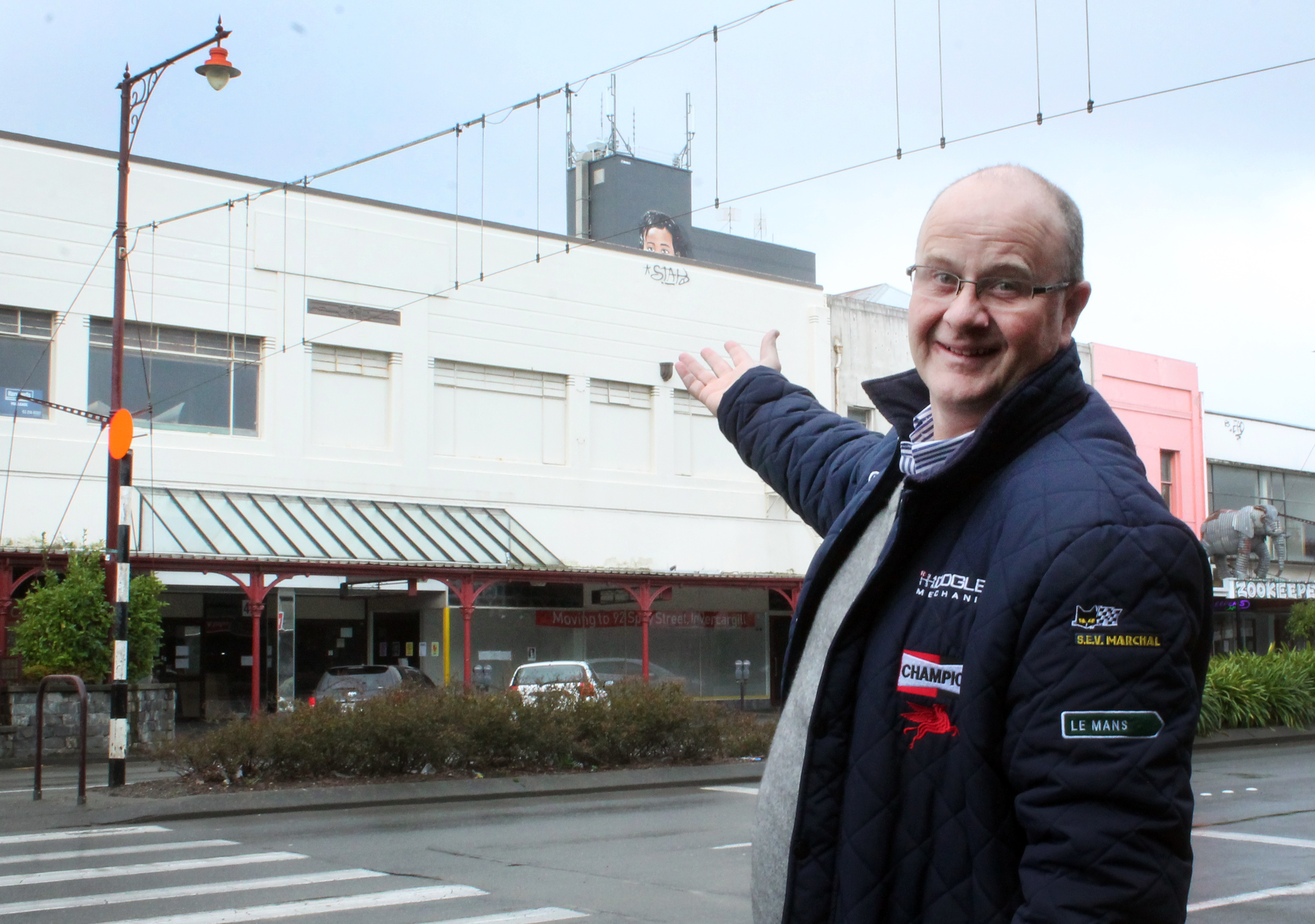 HWCP Management director Scott O'Donnell celebrates government investment in Invercargill's CBD...