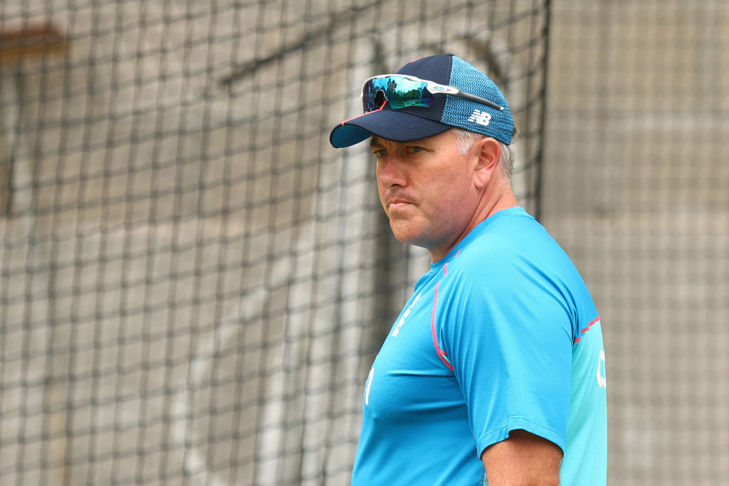 England cricket coach Chris Silverwood. Photo: Getty 