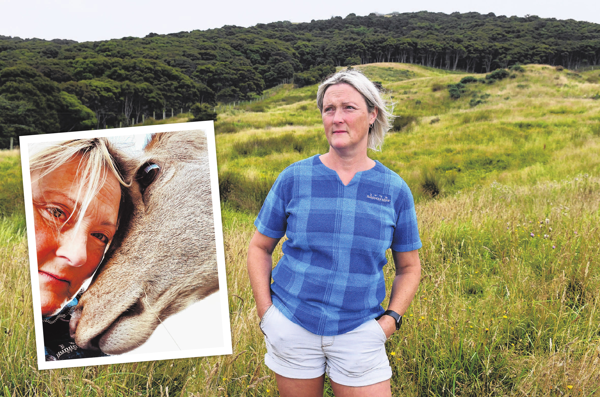 Teresa Dynes said Dansey the deer was a ‘‘very, very special’’ family pet. PHOTOS: STEPHEN...