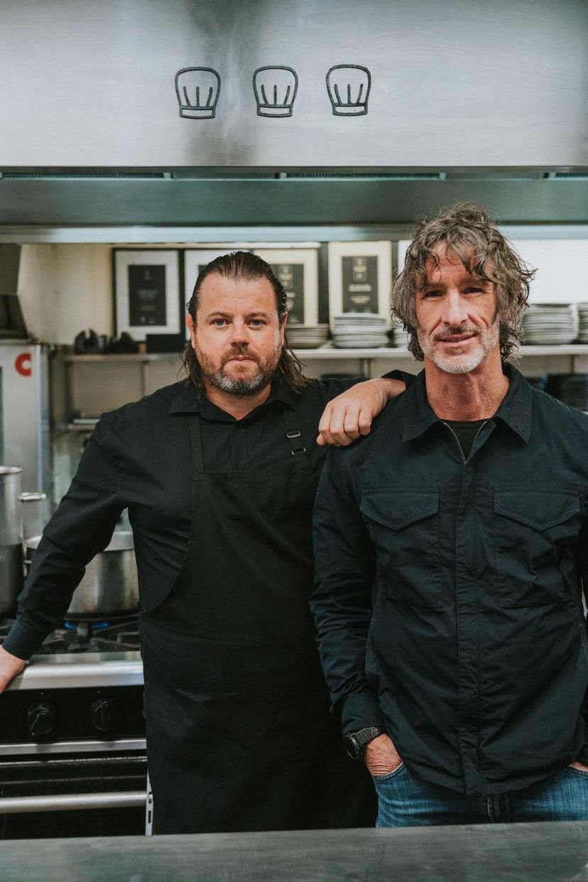 Chef Vaughan Mabee (left) with food and beverage director Tony Stewart, who lead the way at...