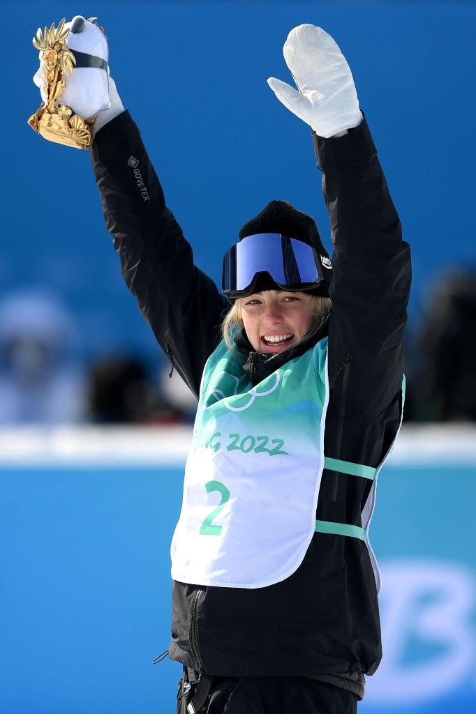 Zoi Sadowski-Synnot says she's "stoked" get the silver medal. Photo: Getty Images