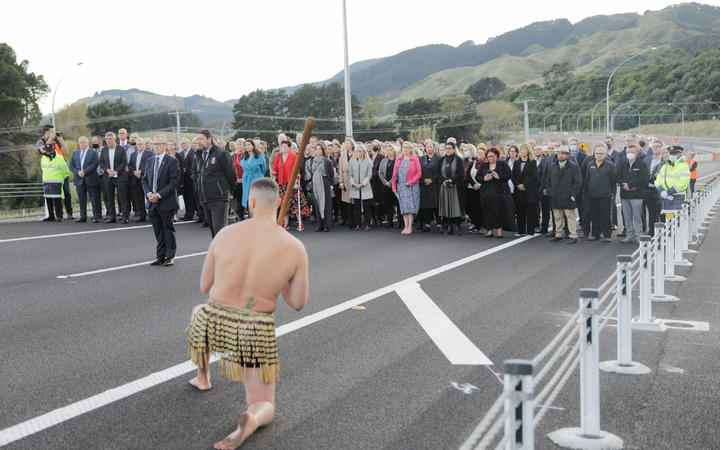 The Transmission Gully opening ceremony. Photo: RNZ