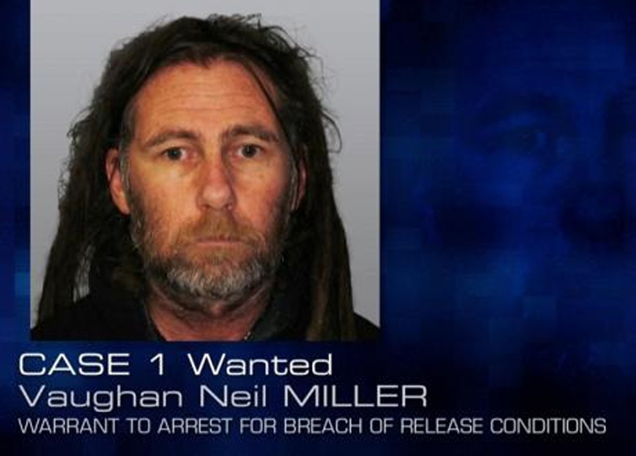 Police Ten 7 publicised Vaughan Miller’s wanted status in a show in November. PHOTO: NZ POLICE