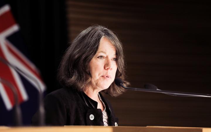 Director of Public Health Caroline McElnay. Photo: RNZ 