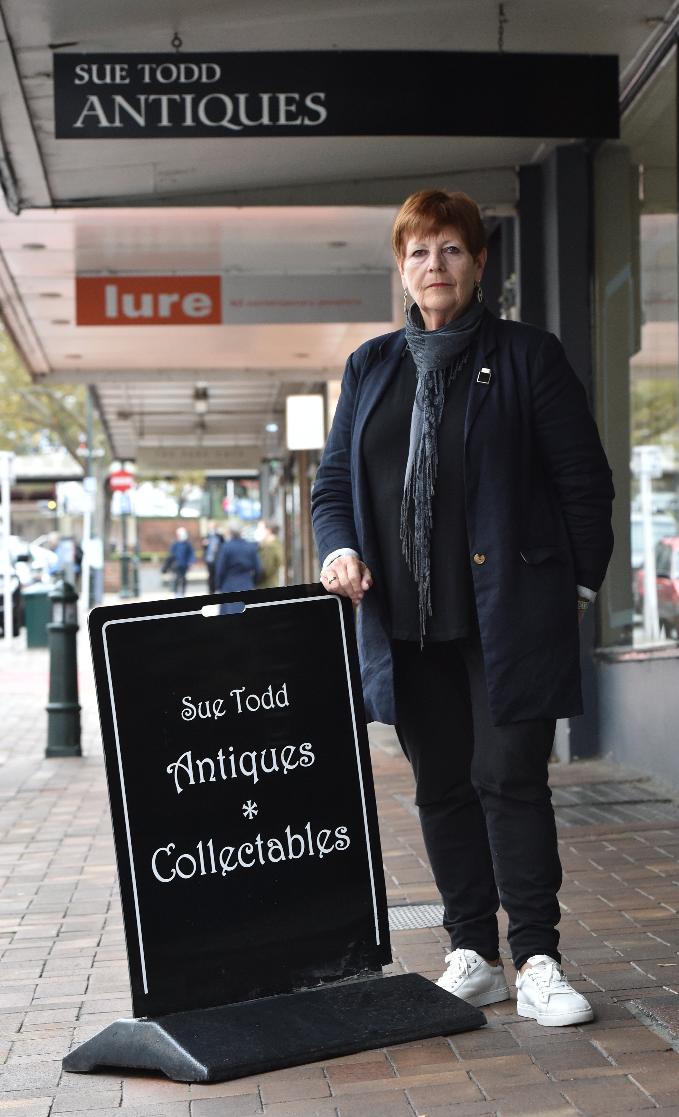 Sue Todd is moving her antiques business to South Dunedin, saying she believes the council is not...