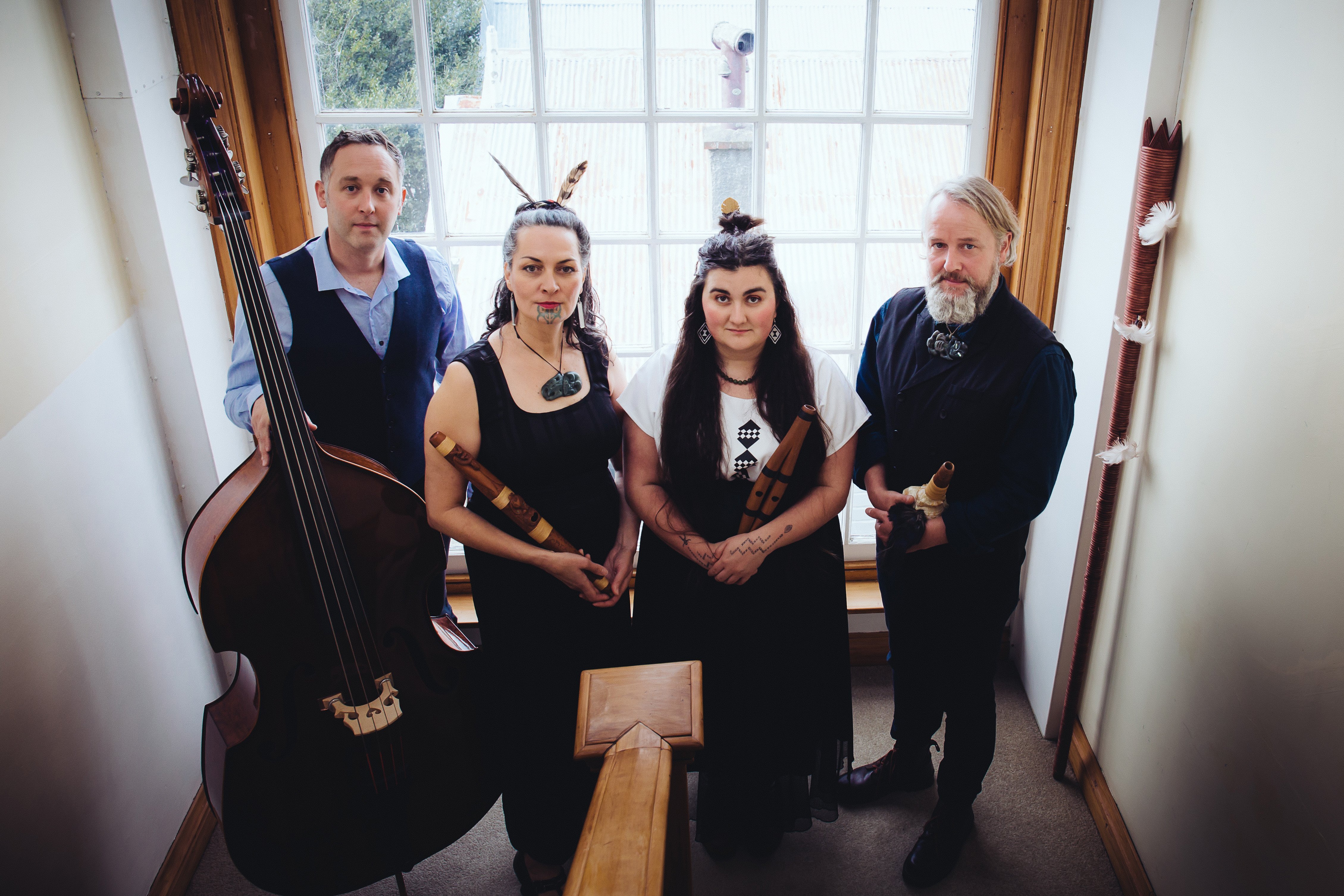 Tararua members (from left) Phil Boniface, Ariana Tikao, Ruby Solly and Al Fraser are performing...