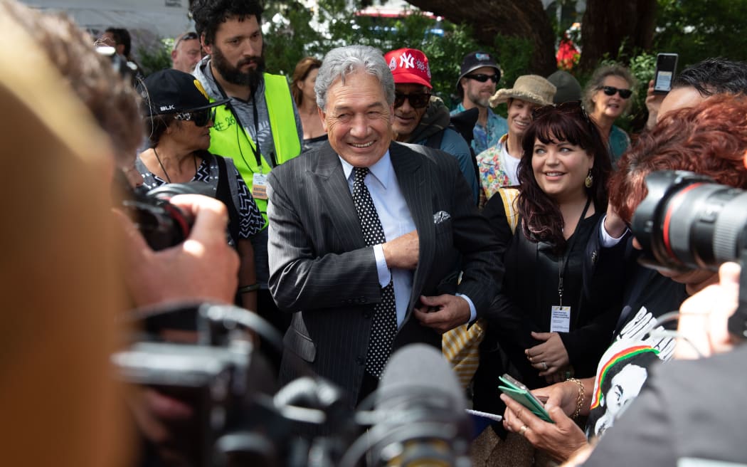 Winston Peters had already signalled his intent to seek a judicial review. Photo: RNZ: Angus Dreaver