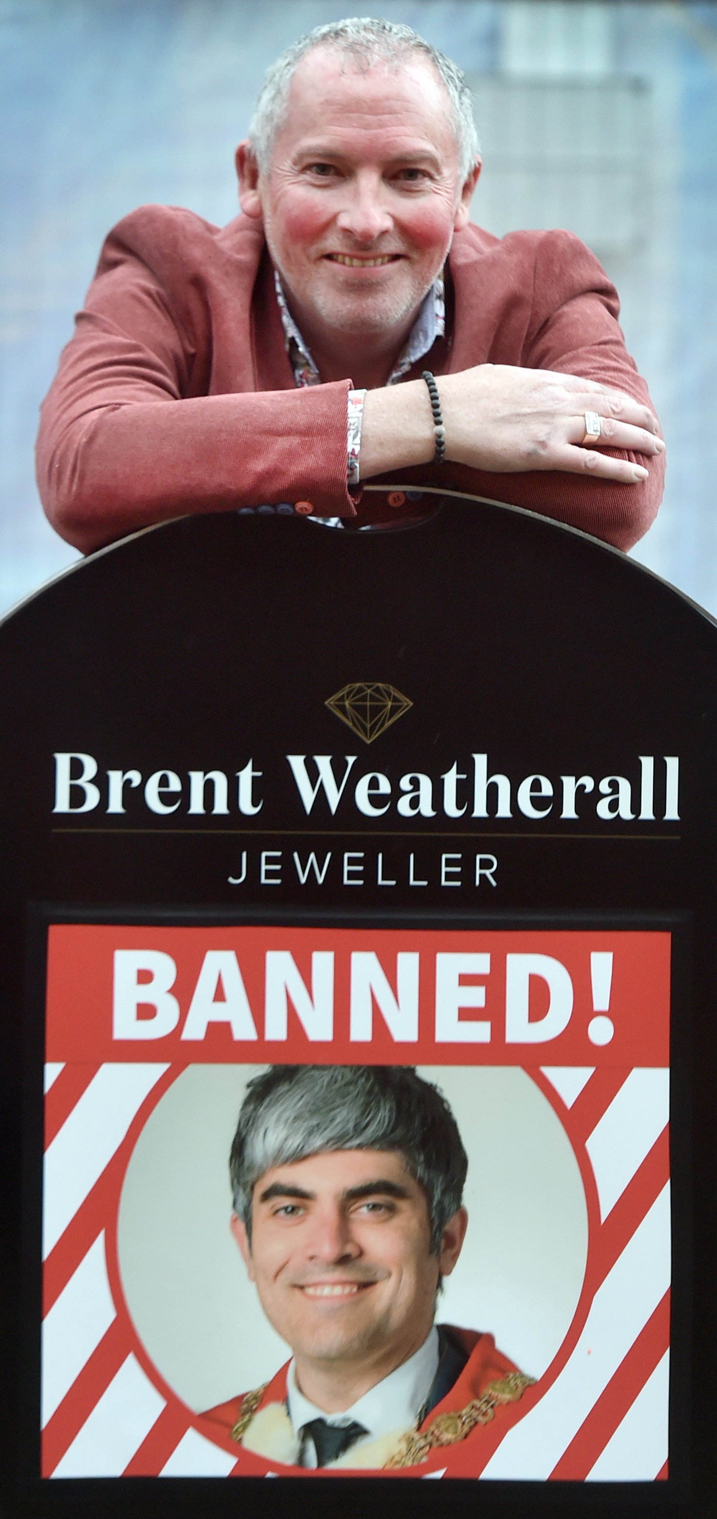 Seeking election to the Dunedin City Council is city jewellery shop owner Brent Weatherall, who...