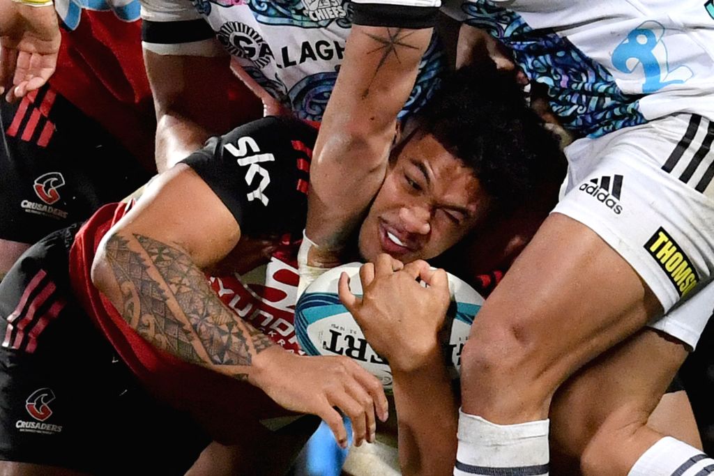 Tupou Vaa'i poses during the Chiefs Super Rugby 2022 headshots News  Photo - Getty Images