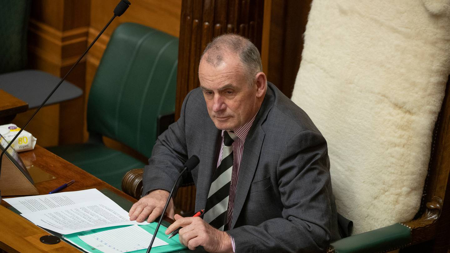 Speaker Trevor Mallard took issue with what he said were attempts to shout down Government...