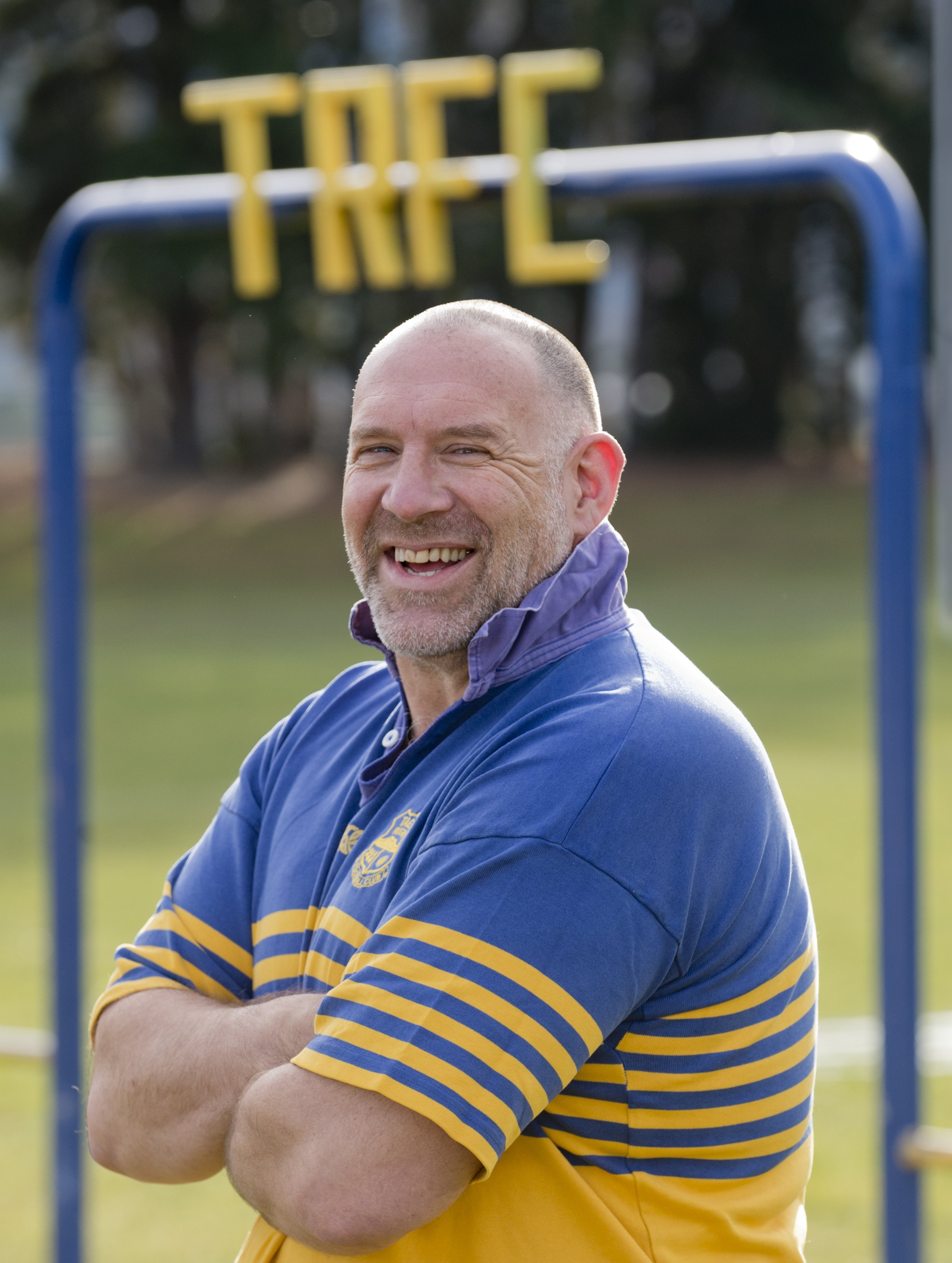 Garth Hassall, who has been playing rugby for the same Taieri team for 30 years, enjoys the rugby...