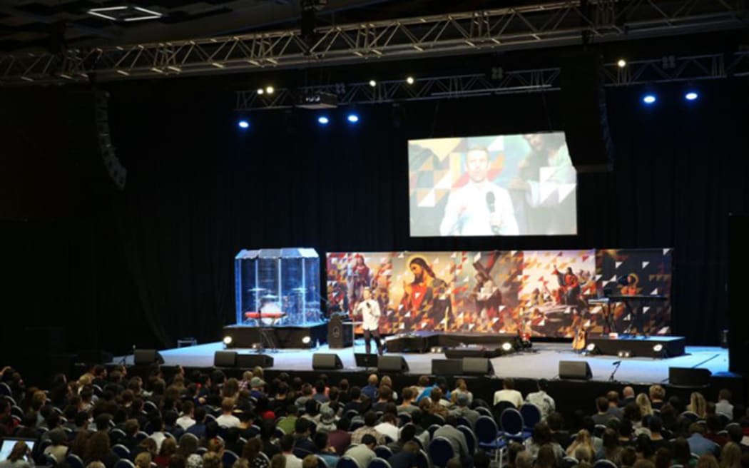 A Sunday service at Arise Church. Photo: Supplied via RNZ