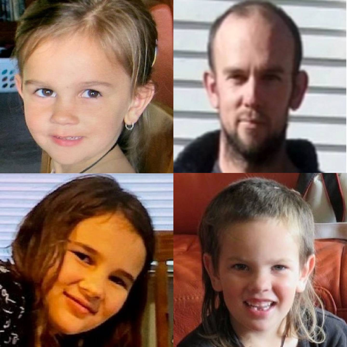 Police have today issued new photographs of the father and his three children. Photos: Supplied